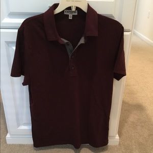 Maroon Stretch Slim Express Polo